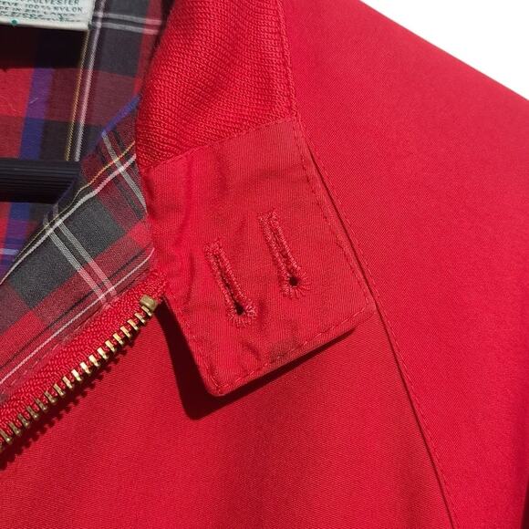 Lacoste x Izod Vintage Grandpa Jacket Red Size L - Picture 6 of 9
